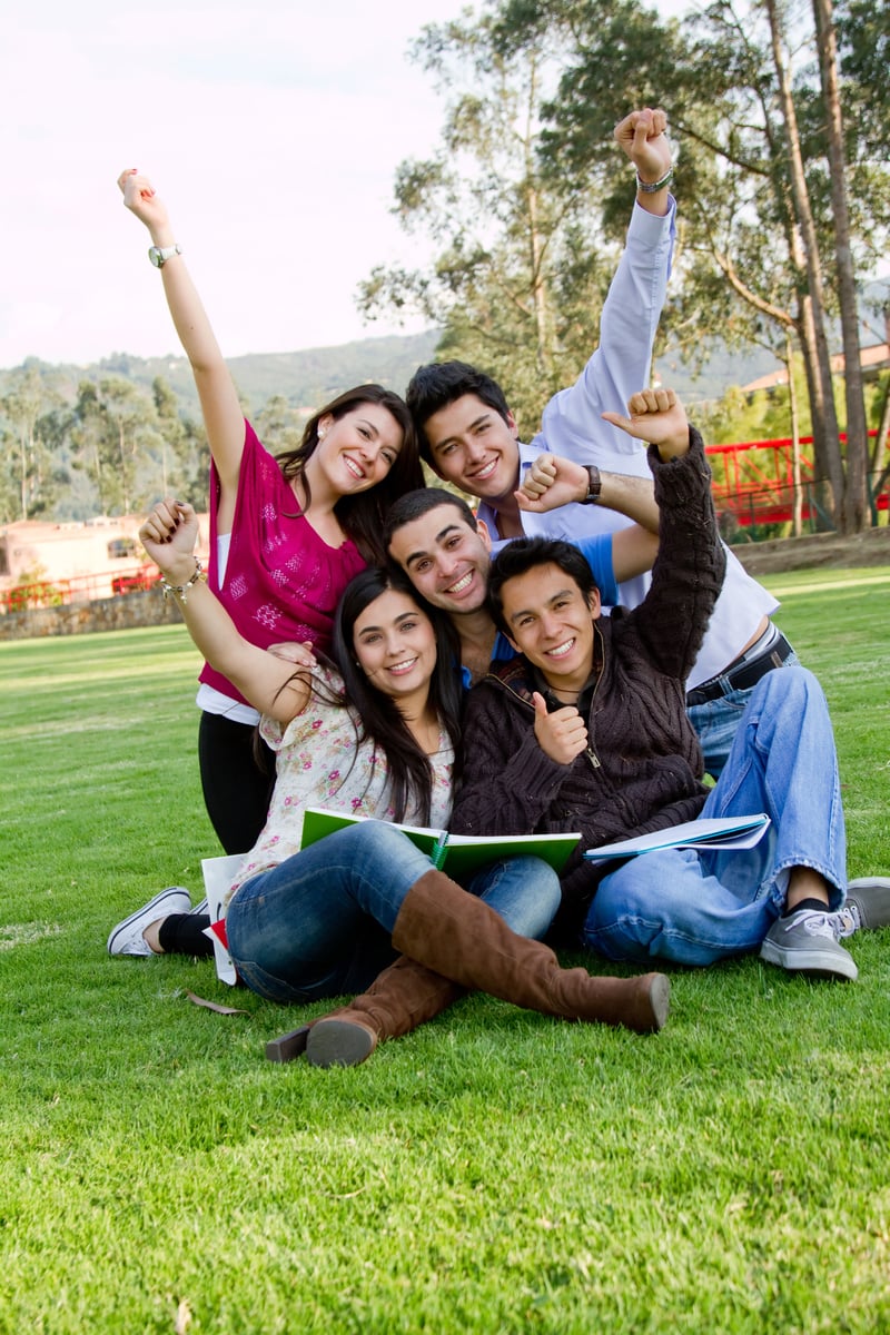 Students celebrating study abroad journey — Cyprus university life